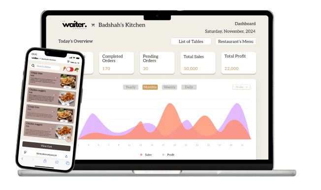 Platform mockup on laptop and phone